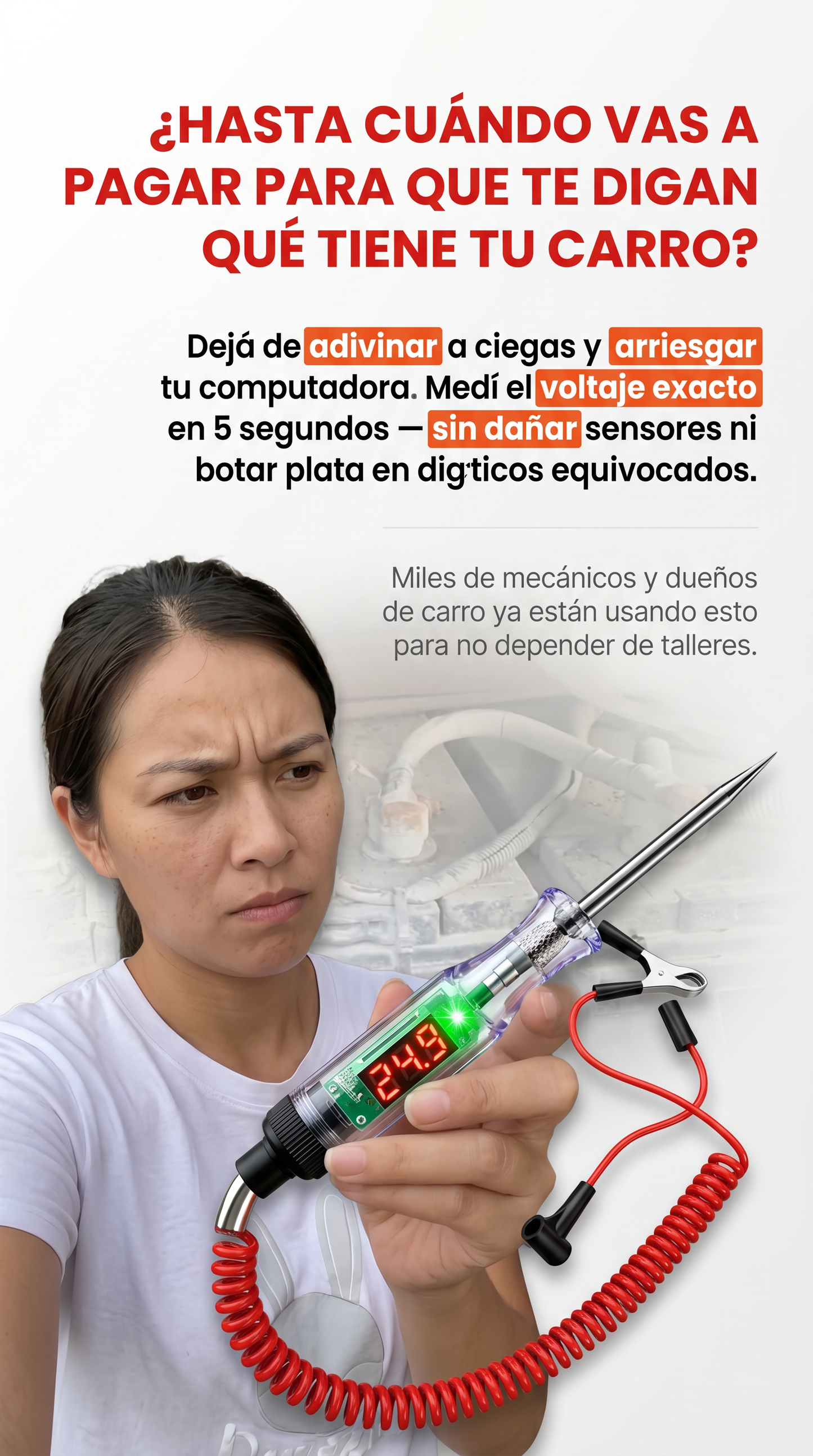 Testerly® l Tester LED de Circuitos para Vehículos