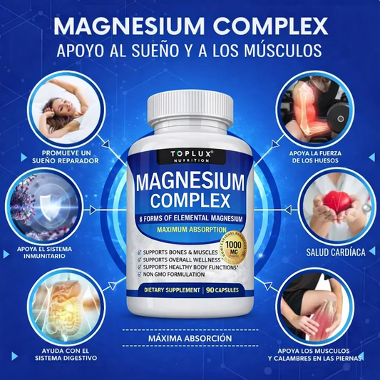 Magnesium Complex ™ l Toplux Nutrition 90 Cápsulas