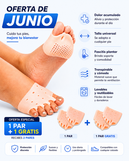 Almohadillas terapéuticas con Separador de dedos l Oferta Especial