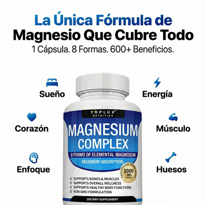 Magnesium Complex ™ l Toplux Nutrition 90 Cápsulas