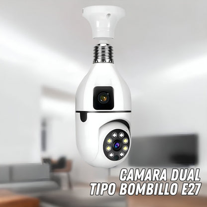 ClariWatch® l CAMARA DUAL TIPO BOMBILLO